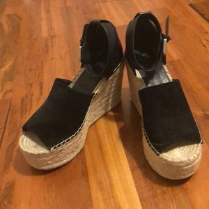Marc Fisher espadrille wedges
